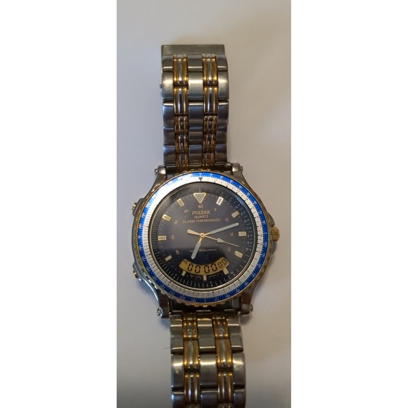Vintage Pulsar by Seiko Men's Chronograph Alarm watch - Picture 3 of 3